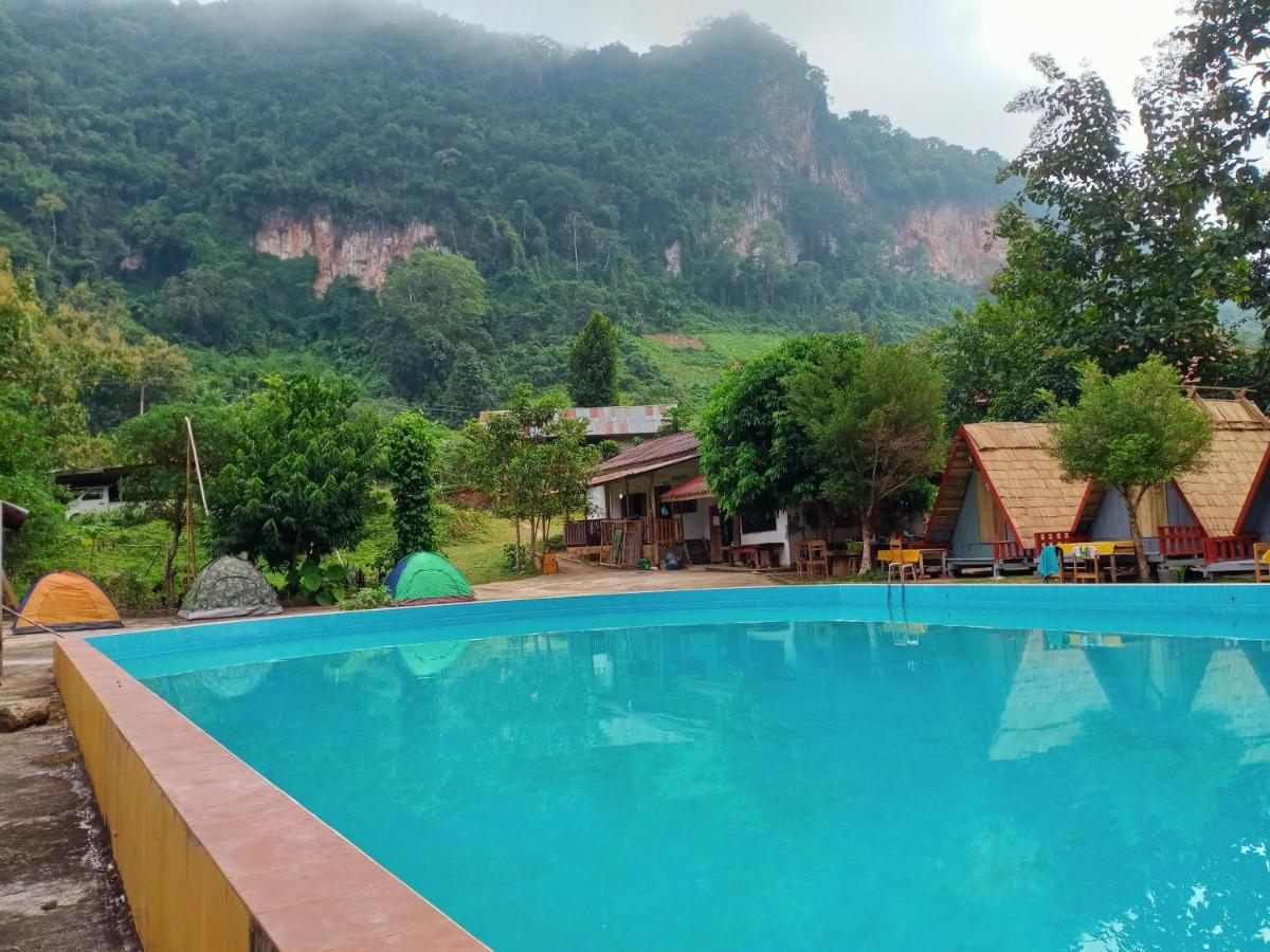Nongkhiaw Campingsite Swimming Pool Hotell Ban Phathok Eksteriør bilde
